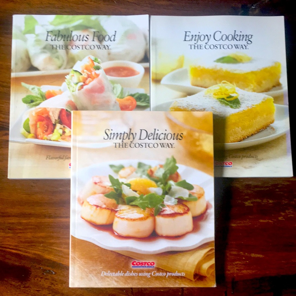 COSTCO Set of 3 Cooking the Costco Way Series softcover Cookbooks simply enjoy